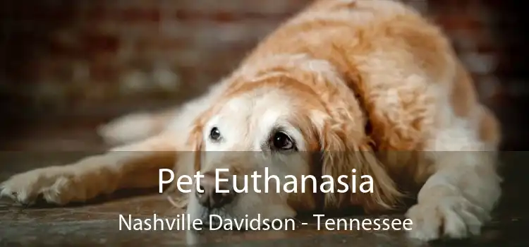 Pet Euthanasia Nashville Davidson - Tennessee