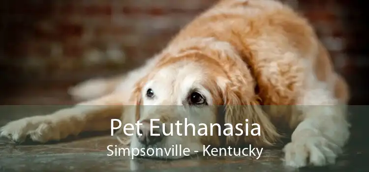 Pet Euthanasia Simpsonville - Kentucky