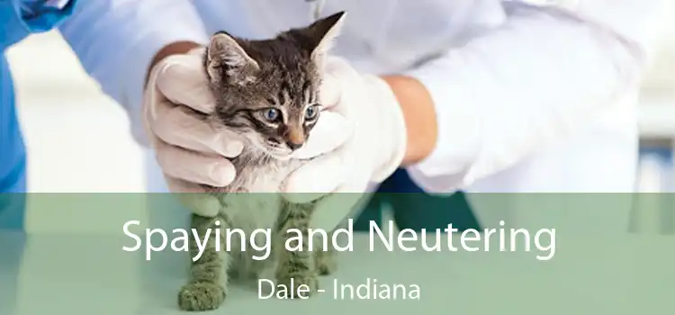Spaying and Neutering Dale - Indiana