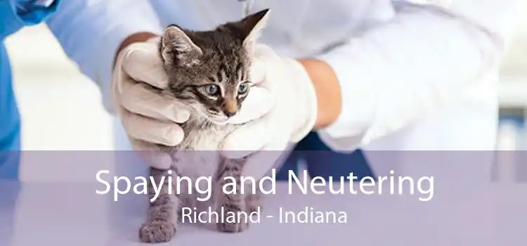 Spaying and Neutering Richland - Indiana